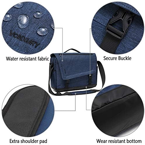 Messenger torba za muškarce, lagana otporna na vodu 15,6 u vrećici za prijenosno računalo