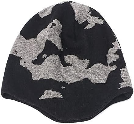 Trendi pleteni šešir za beanie za žene komad topli akrilni lubanja kapka meka strijele pleteni zimski skijaški šeširi za