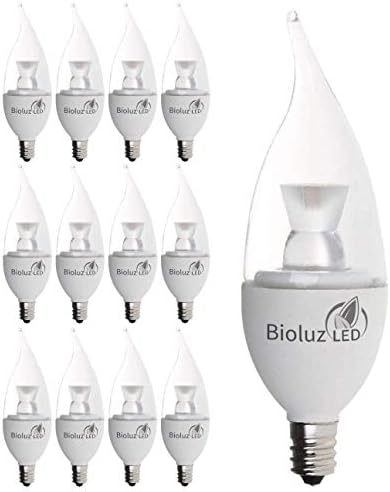12 paketa LED žarulja s mogućnošću zatamnjivanja 40 vata LED žarulja s lusterima 40 vata lampa za svijeće 912 s postoljem