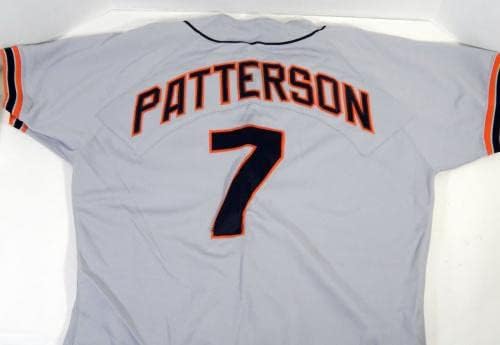 San Francisco Giants John Patterson 7 Igra izdana Grey Jersey DP17495 - Igra korištena MLB dresova
