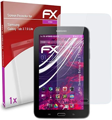ATFOLIX plastično staklo Zaštitni film kompatibilan sa Samsung Galaxy Tab 3 7.0 lite stakleni zaštitnik, 9h hibrid-staklena