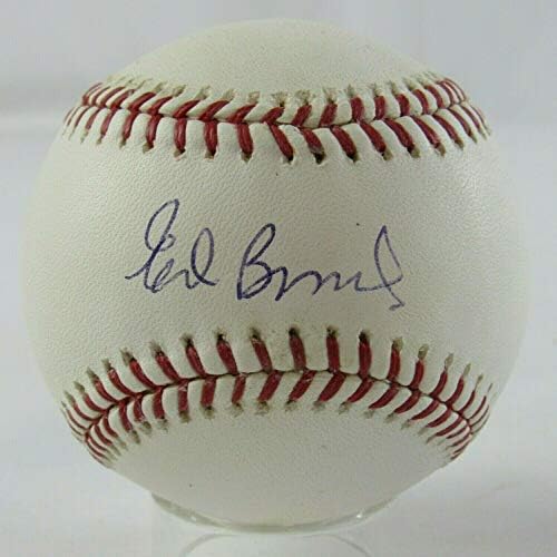 Ed Bressoud potpisao autografski autogram Rawlings Baseball B95 - Autografirani bejzbols