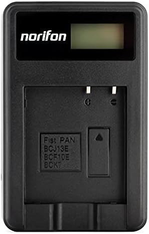 Punjač Norifon DMW-BCJ13 LCD USB za fotoaparat Panasonic Lumix DMC-LX5, Lumix DMC-LX5GK, Lumix DMC-LX5K, Lumix DMC-LX5W,