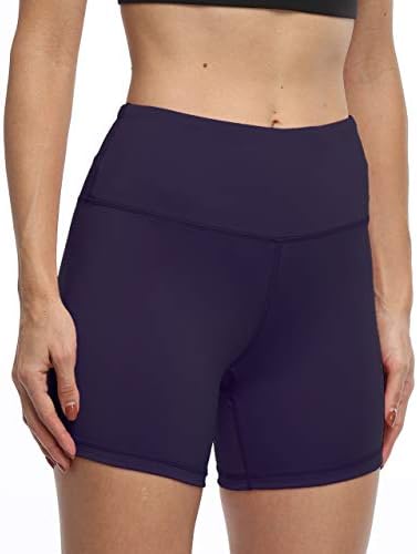 Oxzno ženske vježbe visokih struka kratke hlače koje nisu promatrale atletske kratke hlače joge s džepovima za žene
