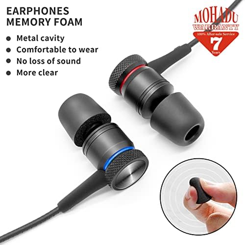 Mohadu slušalice ožičene uši s mikrofonom ožičenim slušalicama u ušima Ukidanje magnetskih buka 3,5 mm za uši za Xiaomi,