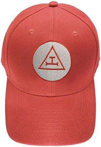 Royal Arch Masonska bejzbolska kapica - Red Hat w/Royal Arch Triple Tau Slobodni simbol šešir šešir