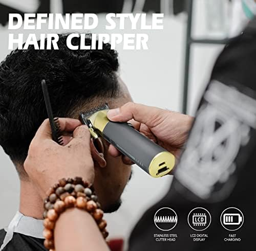 DSP Podesivi škari za kosu za muškarce Bežični Clippers Profesionalni brijači postavljaju električne strojeve za izrezivanje