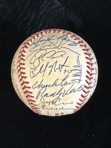 1995. Florida Marlins tim potpisao NL Baseball 42 Sig W/Sheffield Pendleton Carr - Autografirani bejzbol