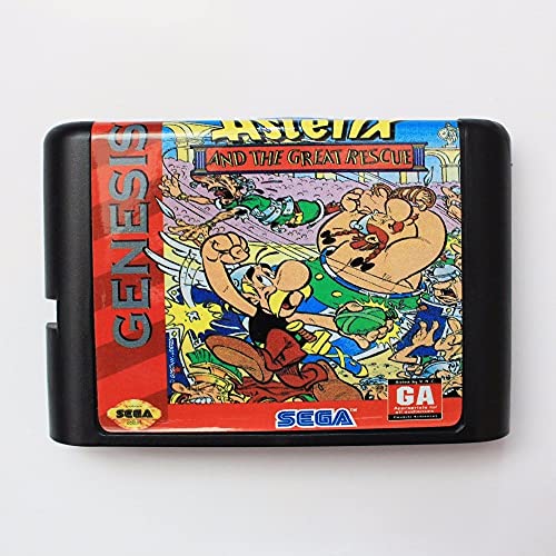 ClassicGame Asterix i Velika spasilačka NTSC-USA 16-bitna MD kartica za igru ​​za Sega Mega Drive for Genesis
