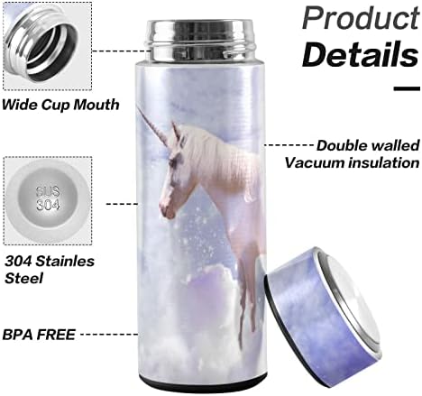 Cataku jednorog čarobna boca vode izolirana 16 oz nehrđajućeg čelika tikvica s bocama za kavu pij pij za višekratnu uporabu