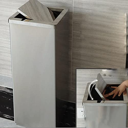 Abecel kanta za smeće, hotelski smeće od nehrđajućeg čelika može lobirati vertikalni poklopac za otpremu okrugli vanjski