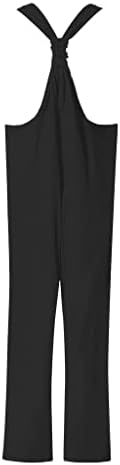 Udobne hlače s prorezom ženske planinarske hlače s elastičnom trakom proljeće do gležnja jednobojne široke hlače visokog