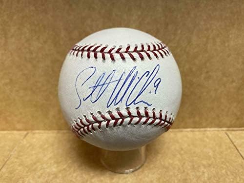 Scott McCain Cubs/Giants/Rays potpisali su autogramirani M.L. Bejzbol w/coa - autogramirani bejzbol