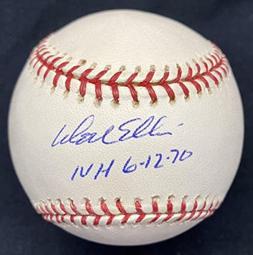 Dock Ellis NH 6-12-70 potpisao nijedan napadač bejzbol JSA-Autografirani bejzbol