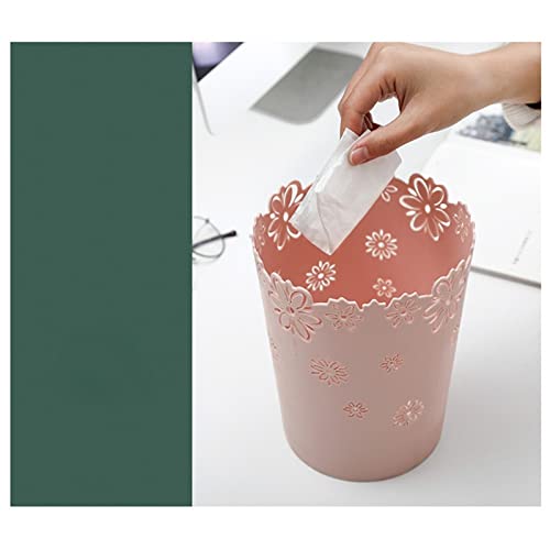 Zukeeljt smeće može okrugli papirnati košarica za kućanstvo plastična kutija bez pokrivača kuhinja toaletna kanta za smeće