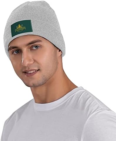Parndeok Clarkson University Logo Unisex Odrasli pleteni šešir za muškarce za muškarce žene toplo prinudno šešir