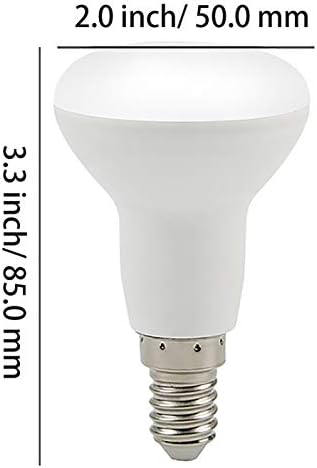 LED svjetiljka s postoljem od 950 s podnožjem od 5 vata u obliku gljive u obliku gljive, 6000 mm hladne bijele žarulje, široki