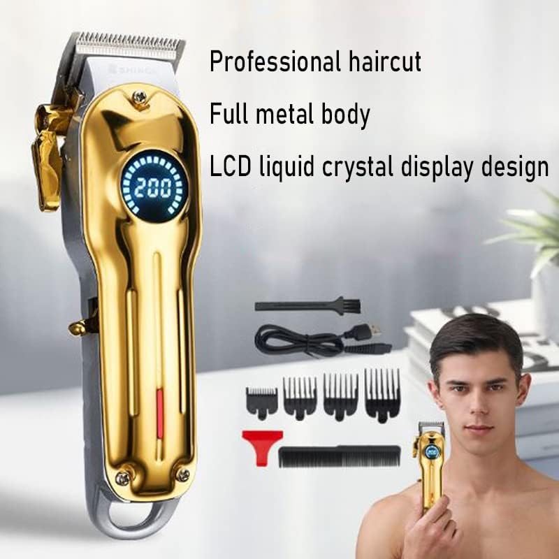 Mayit Clippers za muškarce, BARBER Professional Trimer za kosu Svi metalni električni isječak za kosu za muškarce koji se