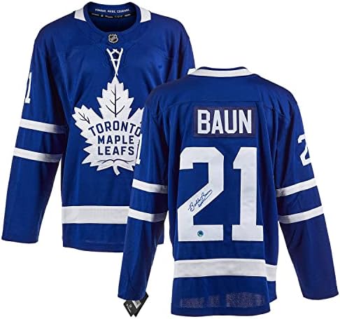 Bobby Baun Toronto Maple Leafs autogramirani fanatika