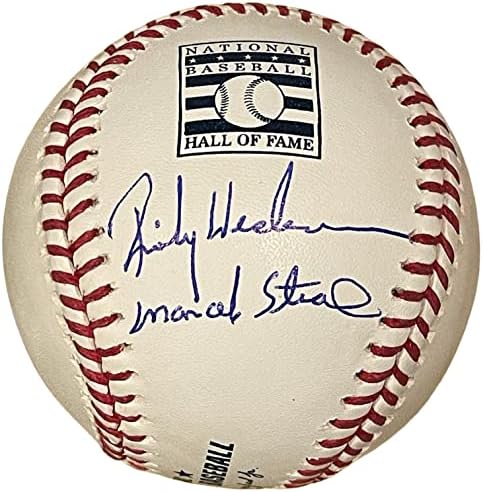 Rickey Henderson Čovjek ukradene autogramiranog bejzbola s autogramima - Autografirani bejzbol