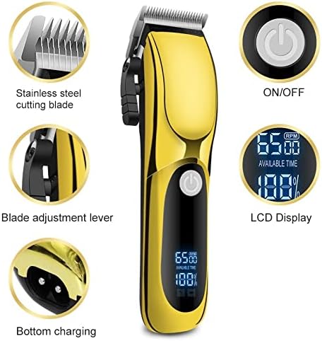 Crivers Clippers za muškarce, USB električni stroj za rezanje kose za punjenje kose za kosu Man Shaver Trimer za muškarce
