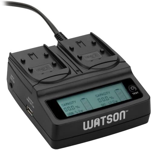 Watson Duo LCD punjač za baterije Sony P, H i V