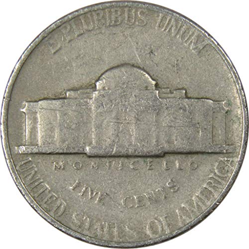 1952. Jefferson Nickel 5 Cent Piece AG AG AG O DOBRO 5C US COINCE