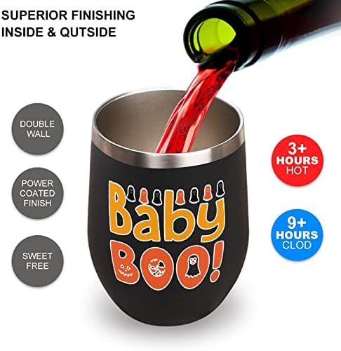 Baby Boo2 Tumbler Cup Vakuum izolirana šalica šalica za kavu od nehrđajućeg čelika boca za kavu s poklopcem s poklopcem