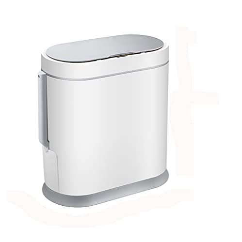 Pametna kanta za smeće od 8 inča kućni indukcijski Vodootporni toaletni poklopac toaletna četka ugrađena košara za smeće