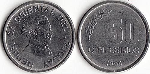 Američki Urugvaj 50 SINISH COIN Yeas Slučajna kolekcija darova stranih kovanica