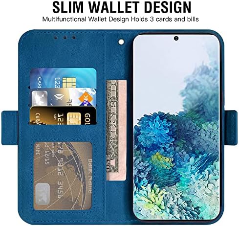 Asuwish Kompatibilan sa Samsung Galaxy S20 Glaxay S 20 5G UW 6,2-inčni torbica-novčanik i zaštitna folija za zaslon od kaljenog