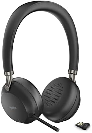 Yealink BH72 Lite bežične slušalice, timovi/zum certificirani, Bluetooth slušalice s mikrofonom, stereo, uvlačeći se skriveni