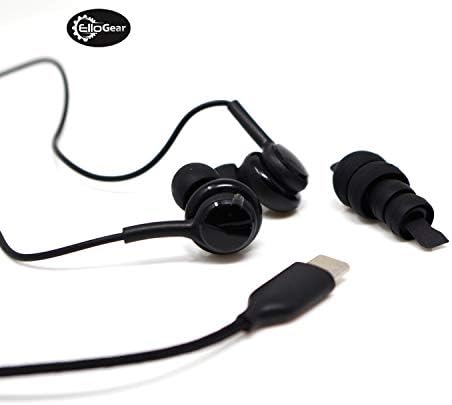 ELLOGEAR Earbuds Stereo slušalice za Samsung Galaxy Note 10, Note 10+, Galaxy S10, S9 Plus, S10E - DJ Tuned - Pleteni kabel