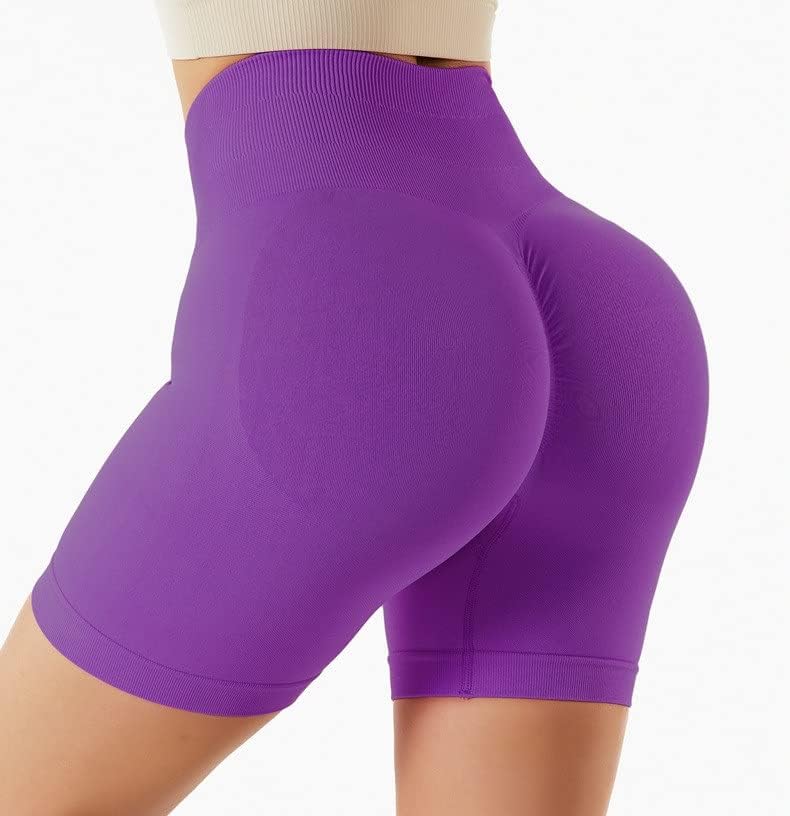 N/besprijekorne joga kratke hlače Žene Sports nose visoki struk push up fitness čučnjevi prugasta odjeća