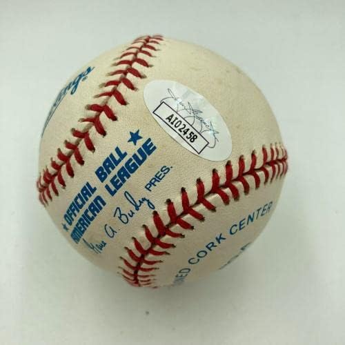 Ryne Duren potpisala je upisani stat STAT američka liga bejzbol JSA CoA - Autografirani bejzbols