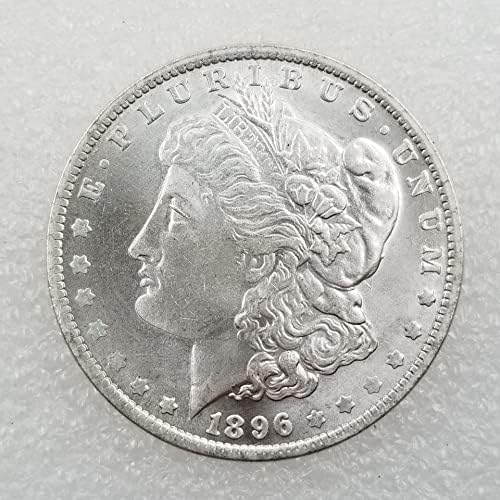 Antikni zanat 1896 s verzija mesinga srebrni plasirani morgan srebrni dolar strani srebrni dolar antikvi