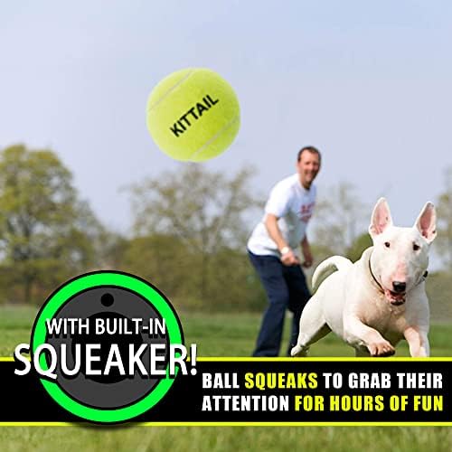 6 komada ŠKRIPAVE teniske loptice za pse-interaktivne igračke za pse veličine 2,58 inča-sigurne, izdržljive za dresuru i