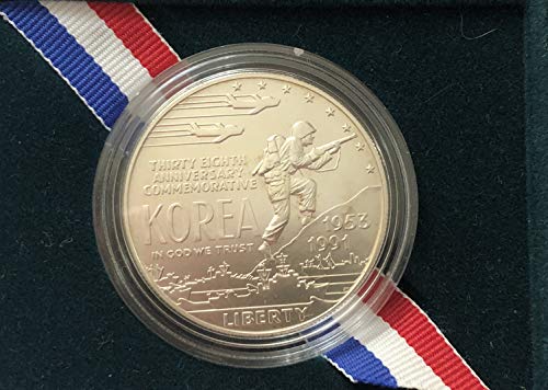 1991. d srebrni korejski ratni spomen u SAD -u Originalni dolar za pakiranje necirkuliranu američku metvicu