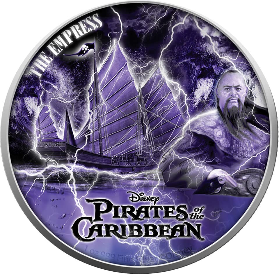 2021 de Storm Edition Powercoin Pirates of Caribbean carice Storm 1 oz srebrni novčić 2 $ niue 2021 bu briljantno necirkulirano