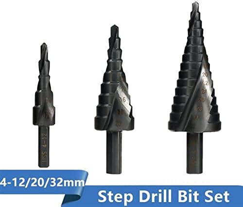 Zthome koraka bušenje Bit 4-12/20-32 mm obloženo drvenom metalnom alatom za bušenje metala metalna rupa koraka konus bušenje
