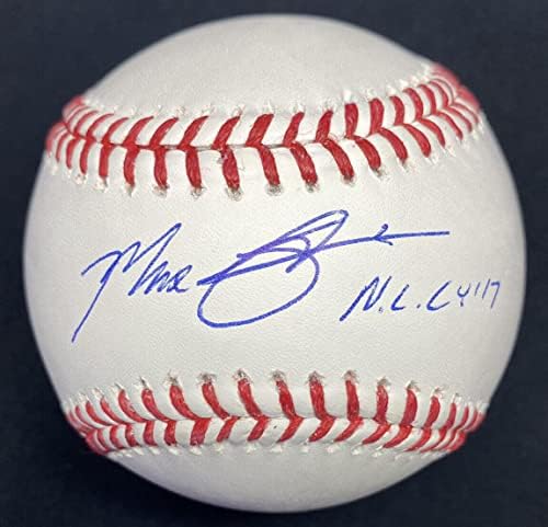 Max Scherzer 17 NL CY potpisao bejzbol MLB holo - Autografirani bejzbols