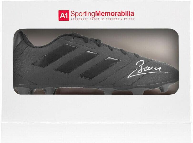 Dimitar Berbatov potpisao nogometnu čizmu - Adidas, Black - Poklon kutija Autogram - Autografirani nogomet
