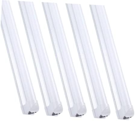 8 kom LED žarulja sa žarnom niti 8 stopa s mliječno bijelim poklopcem, hladna bijela žarulja sa žarnom niti 98 ugrađena LED