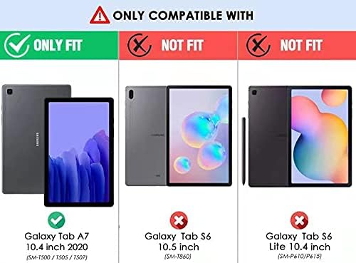 Slučaj FireVase za Samsung Galaxy Tab A7 10,4 inča, SM-T500/T505, Premium Eva Shock Professional Cleef, s ugrađenim nosačem