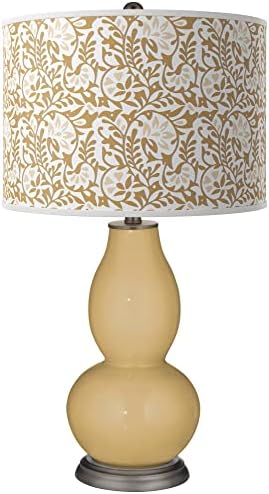 Boja + plus carstvo Gold Gardenia dvostruka stolna svjetiljka
