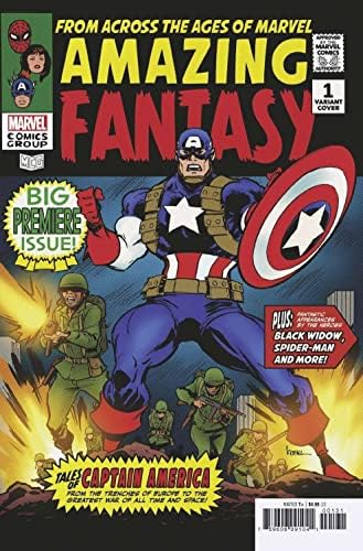 Nevjerojatna fantazija 1 in / in; comics in / Captain America varijanta