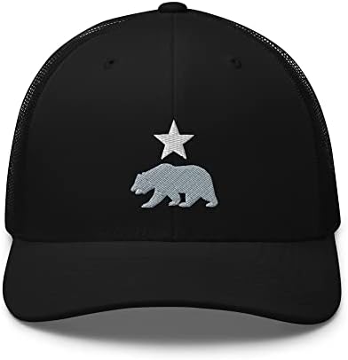 Rivemug California Medvjed i zvijezda rep. Vaš državni platinasti kamiondžija šešir izvezeni zakrivljeni Bill Snapback bejzbol