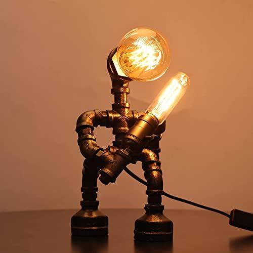 Wubianjie retro svjetiljka vodena svjetiljka svjetiljka industrijski robot svjetiljka brončana steampunk stil ličnost kreativna
