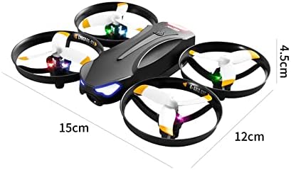 UJIKHSD Drone s kamerom za djecu, 1080p FPV kamera Mini RC Quadcopter Početnici Početnici igračka s LED svjetlima, 3D flips,