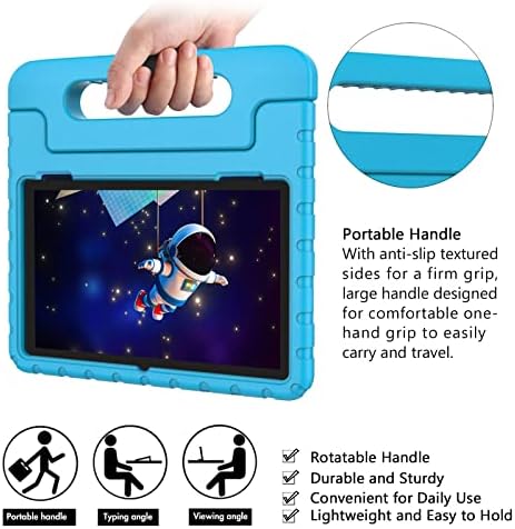 Viahoo Kids Case za Walmart Onn 10.1 Tablet Gen 2 Model 100011886 Obojeni za udarce i dječja pjenaška poklopca za pjenastu